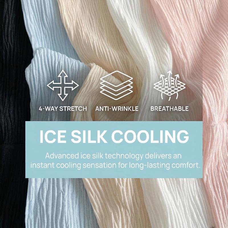 Women'S Fashion Gloves - Fashionable Loose Thin Ice Silk Long