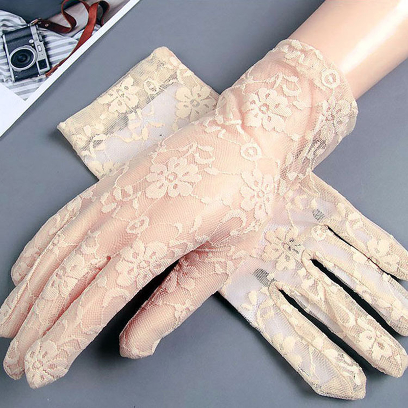 Women'S Fashion Gloves - Women's Gloves Summer Short Lace Breathable