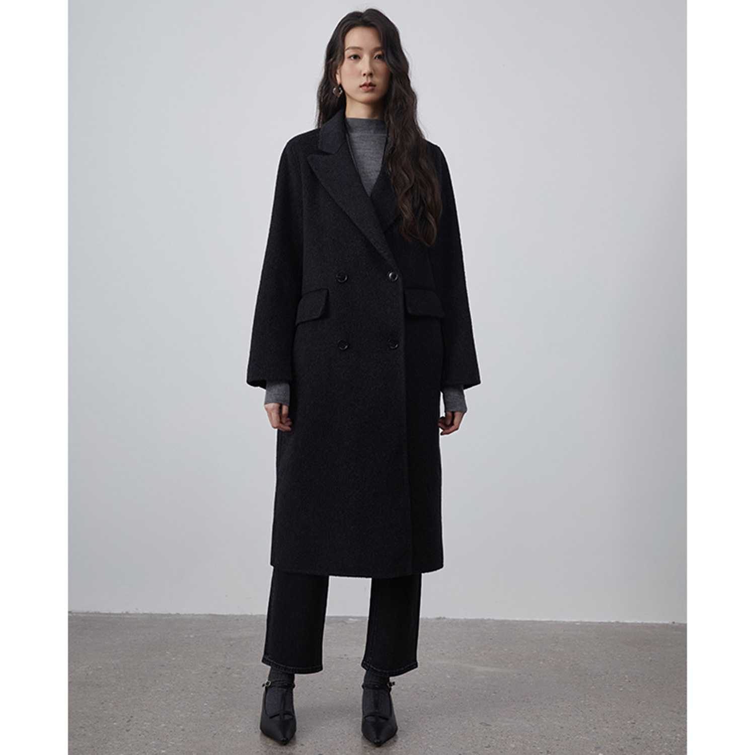 Women'S Fashion Jackets - Allingentle Women's Suit Long Blazer Woolen