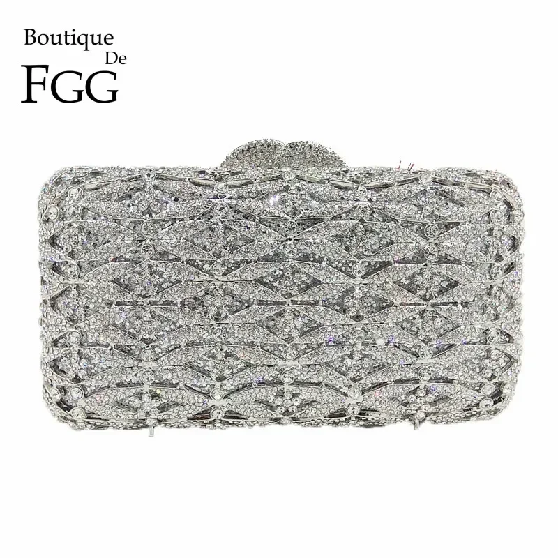 Women'S Fashion Boutique - Boutique De FGG Luxury Crystal Clutch