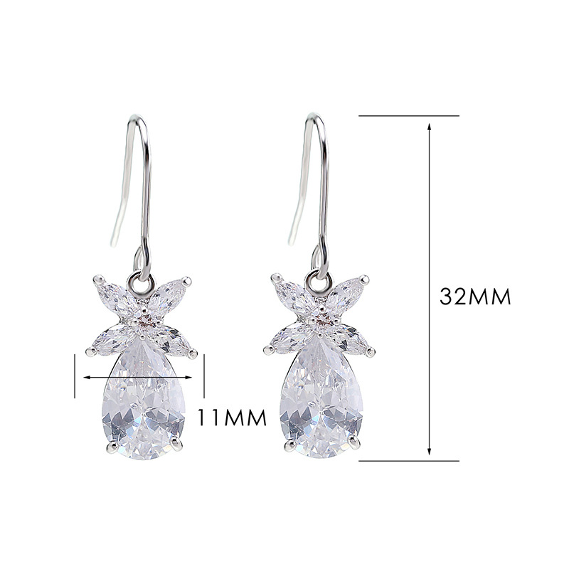 Copper inlaid zircon flower re - огляд і ціна Women'S Fashion E Commerce