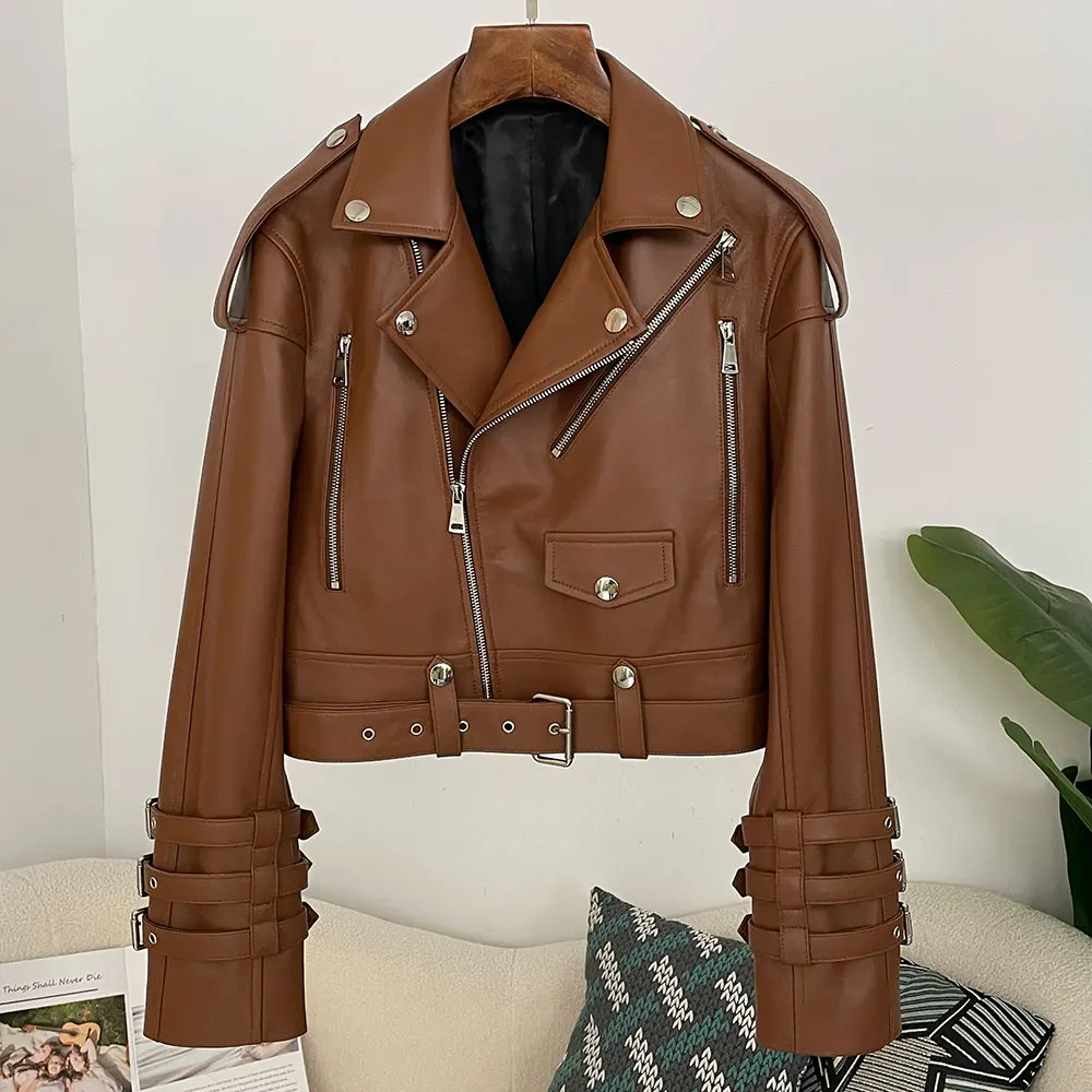 Women's Genuine Leather Utilit - огляд і ціна Women'S Fashion Utility Jacket