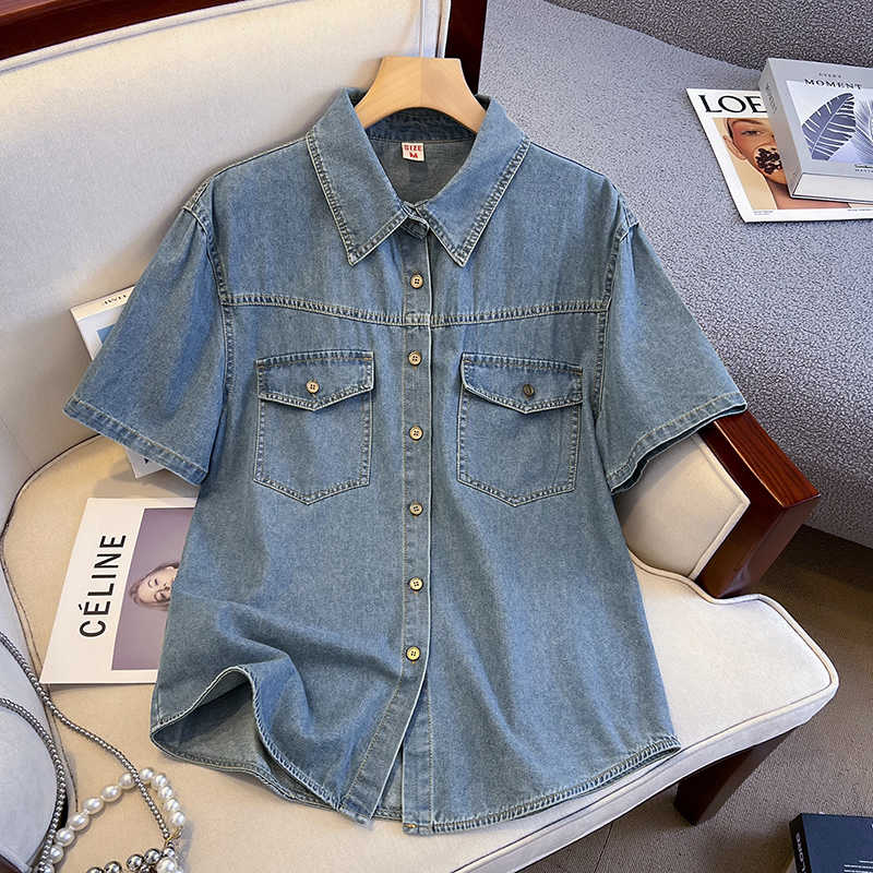 Retro Denim Shirt For Women Su - огляд і ціна Women'S Fashion Denim Jacket