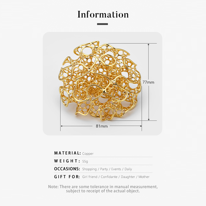IVOG Hollow Out 18K Gold Plate - огляд і ціна Women'S Fashion Website