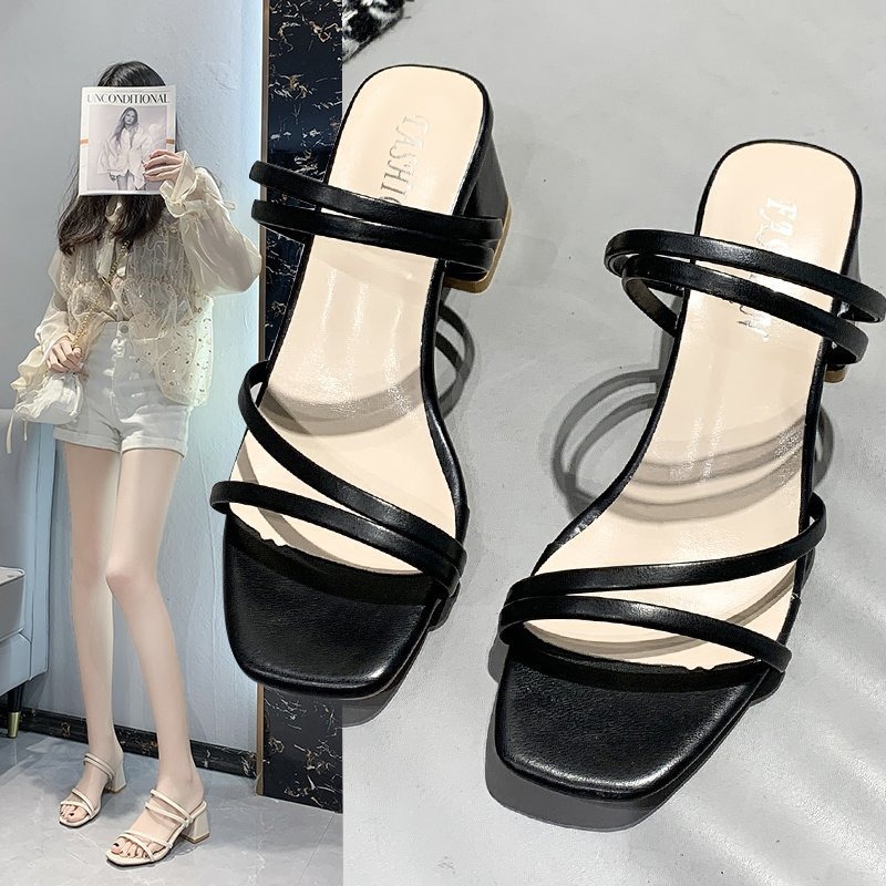 Plus Size Thick Heel Sandals W - огляд і ціна Women Fashion Online