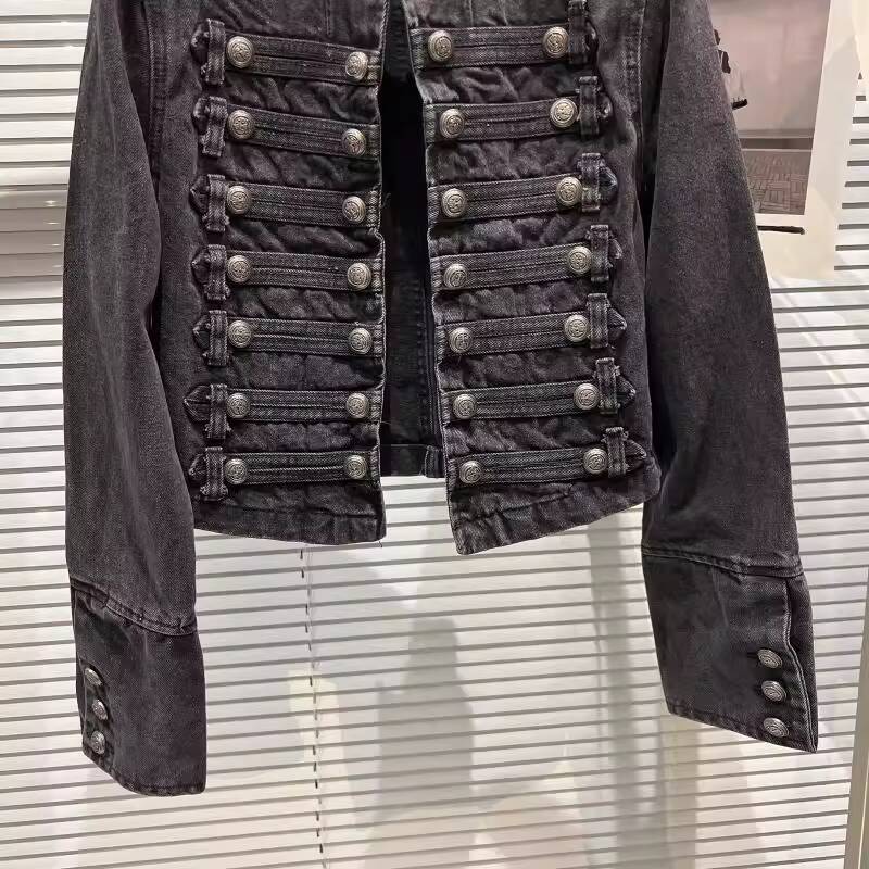 2026 Autumn New Fashion Metal  - огляд і ціна Women'S Fashion Denim Jacket