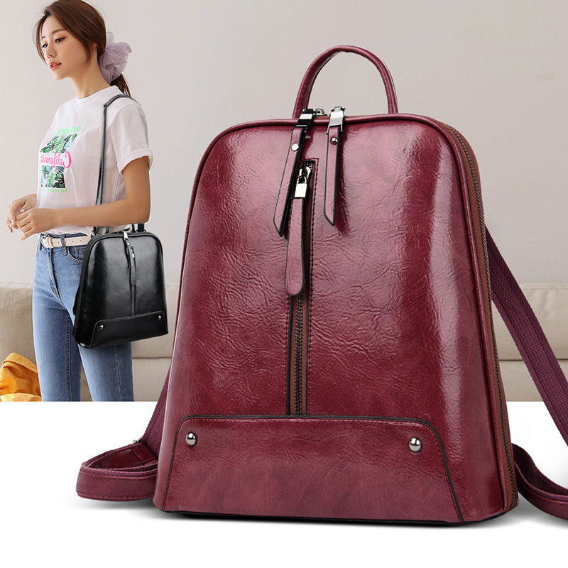 Women Leather Backpack Fashion - огляд і ціна Women Fashion Online