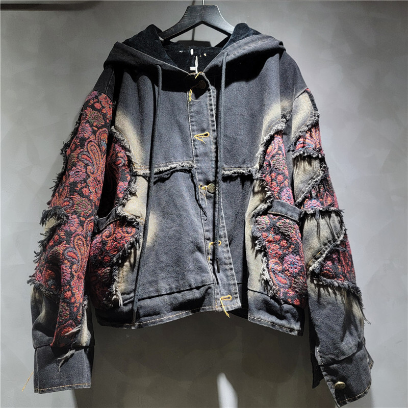 WTHT Fashion Women's Wash Patc - огляд і ціна Women'S Fashion Denim Jacket