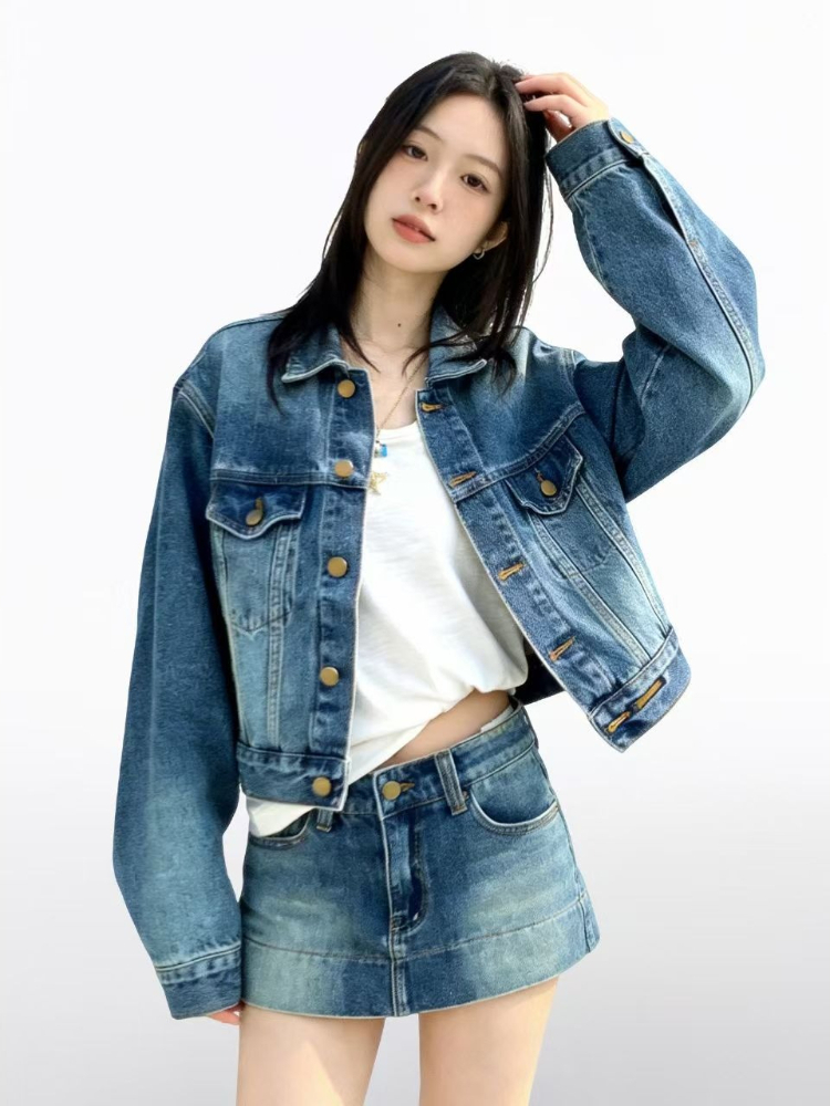 Women American Vintage 2 Piece - огляд і ціна Women'S Fashion Denim Jacket