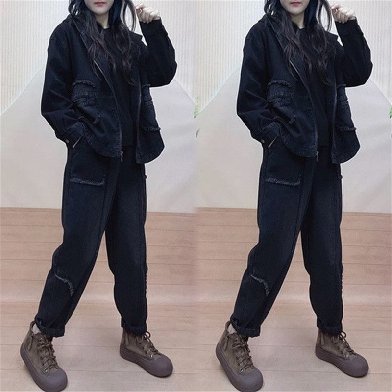 2024 Autumn Hooded qDenim jack - огляд і ціна Women'S Fashion Denim Jacket