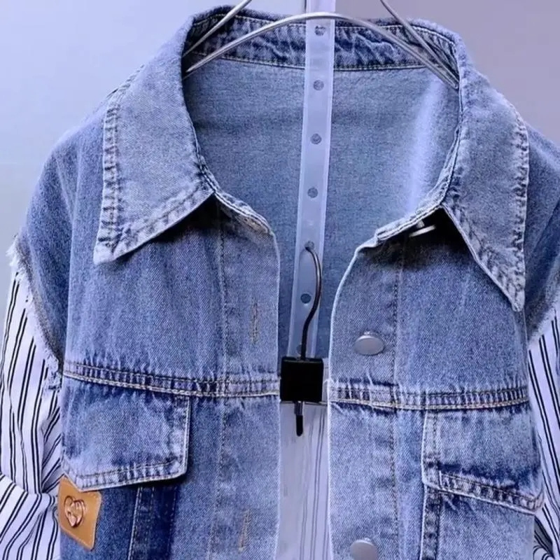 Design Stitching Women Jackets - огляд і ціна Women'S Fashion Denim Jacket