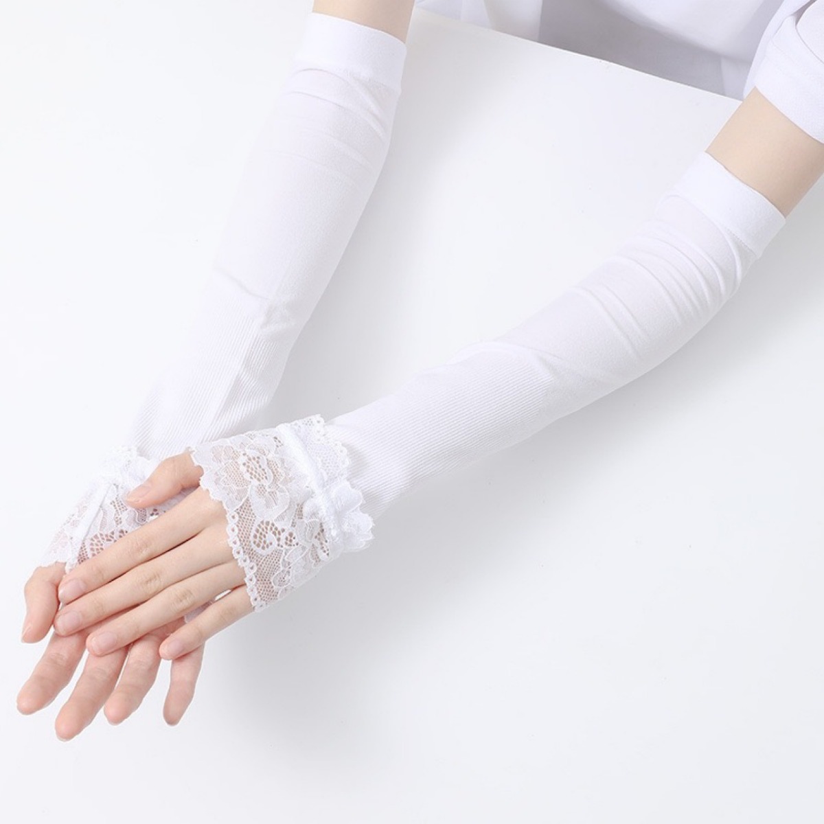Women Long Elastic Arm Sleeve  - огляд і ціна Women'S Fashion Gloves