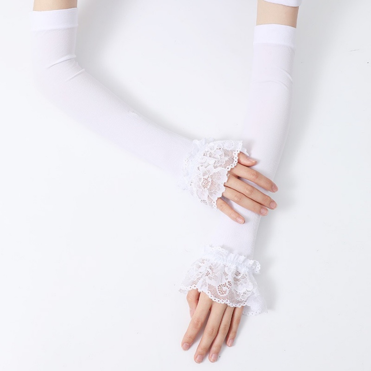 Women Long Elastic Arm Sleeve  - огляд і ціна Women'S Fashion Gloves