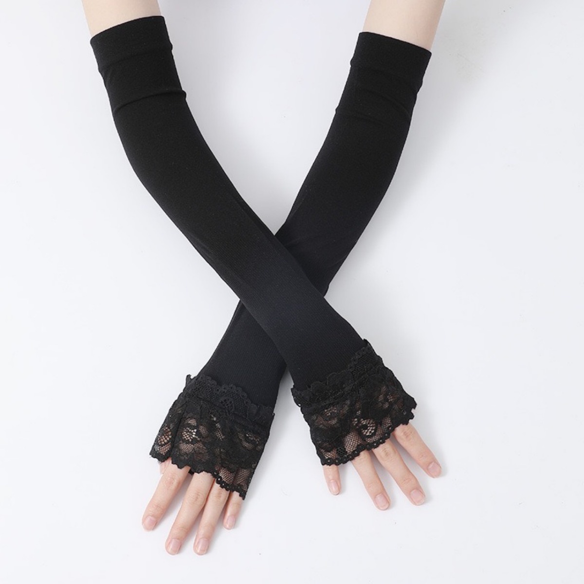 Women Long Elastic Arm Sleeve  - огляд і ціна Women'S Fashion Gloves