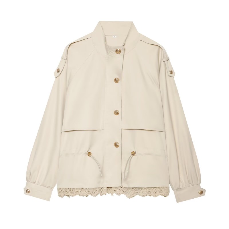 Women's Lace Trim Utility Jack - огляд і ціна Women'S Fashion Utility Jacket
