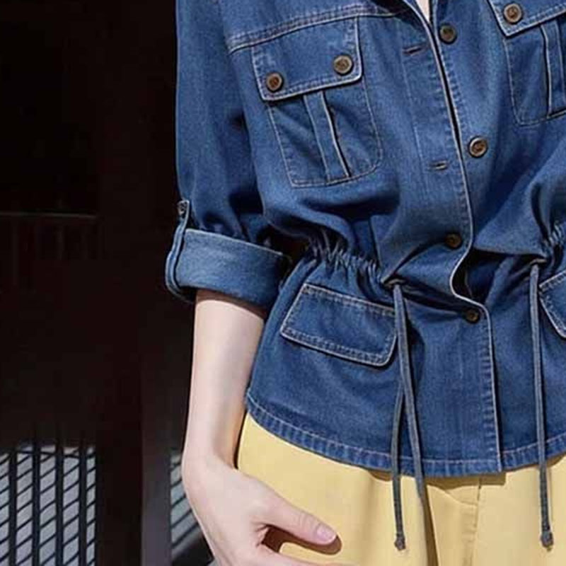 American Hong Kong Style Desig - огляд і ціна Women'S Fashion Denim Jacket