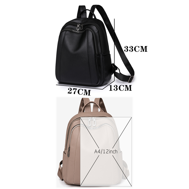 High Quality Leather Backpack  - огляд і ціна Women Fashion Online
