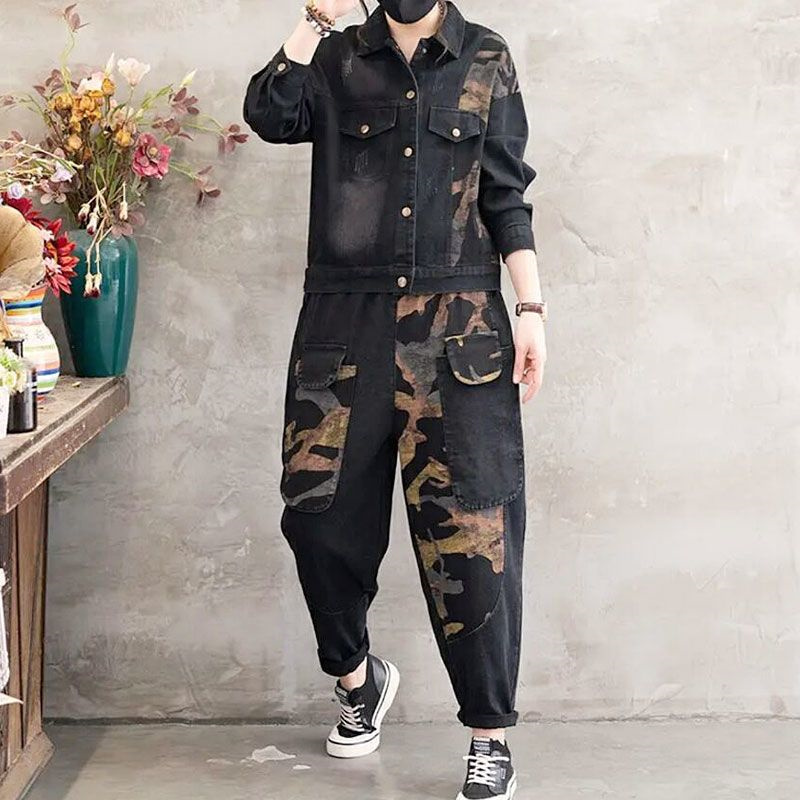 2025 Autumn Denim jacket Suits - огляд і ціна Women'S Fashion Denim Jacket
