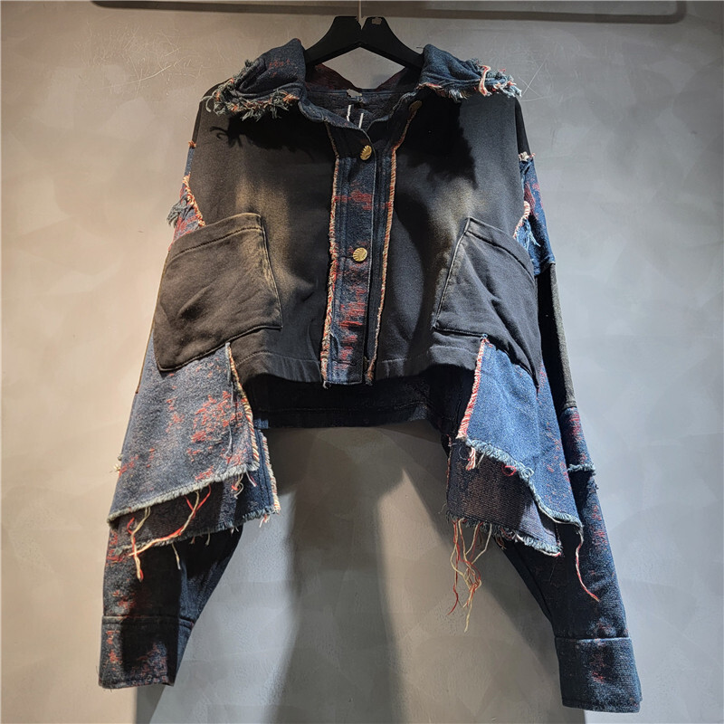 WTHT New Fashion Women's Patch - огляд і ціна Women'S Fashion Denim Jacket