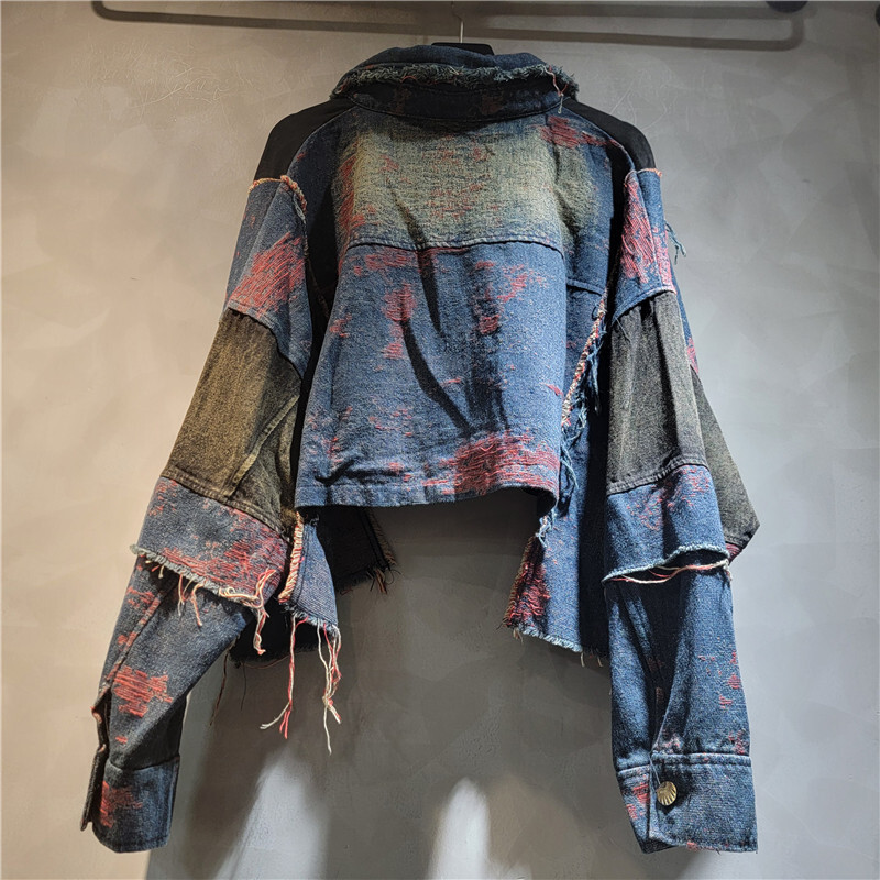 WTHT New Fashion Women's Patch - огляд і ціна Women'S Fashion Denim Jacket