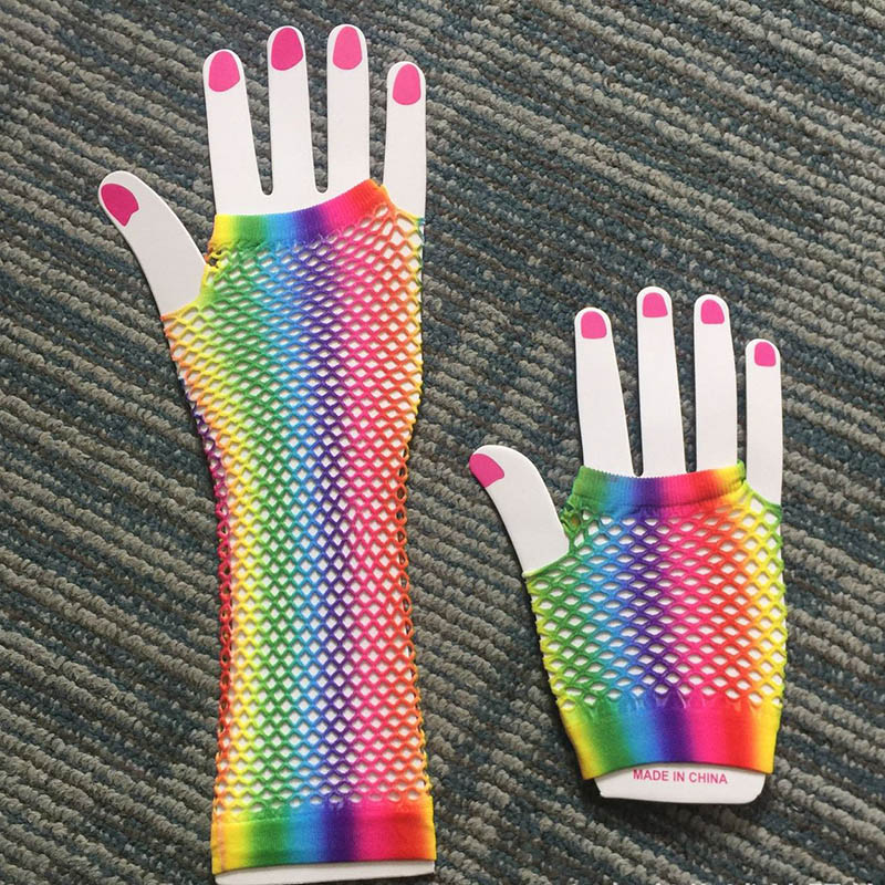 1 Pair Women Long Fishnet Net  - огляд і ціна Women'S Fashion Gloves