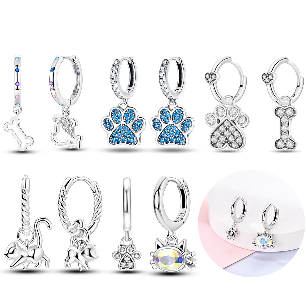 Silver Colors Dog Cat Animal P - огляд і ціна Women'S Fashion Website