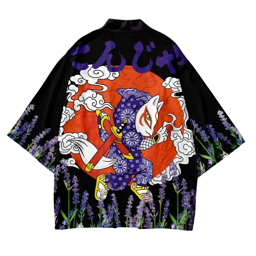 Crane Pattern Print Kimono Car - огляд і ціна Kimono Cardigan Women