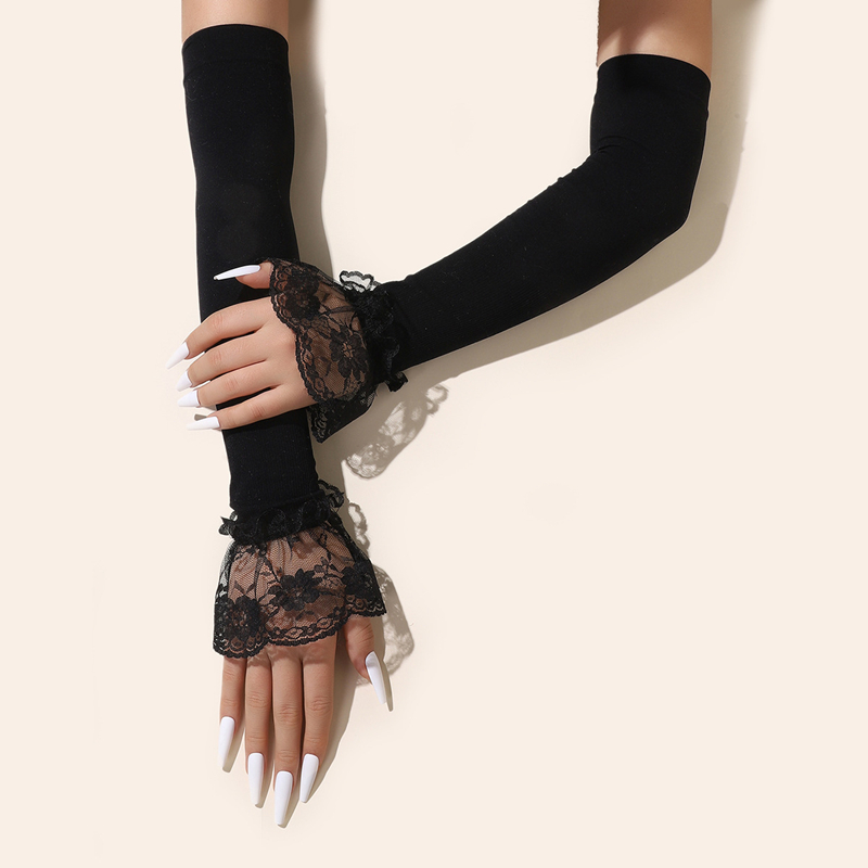 Fashion Long Lace Arm Sleeves  - огляд і ціна Women'S Fashion Gloves